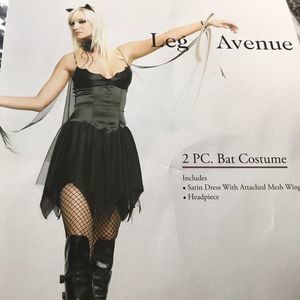 Woman’s Sexy Bat Costume Black Size Large